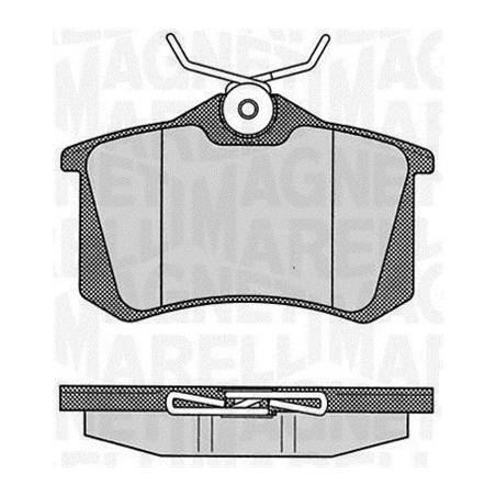 MAGNETI MARELLI 363916060348 Brzdové destičky