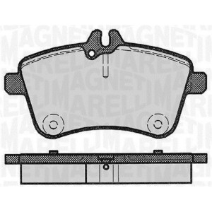MAGNETI MARELLI 363916060302 Pastiglie freno Anteriore per