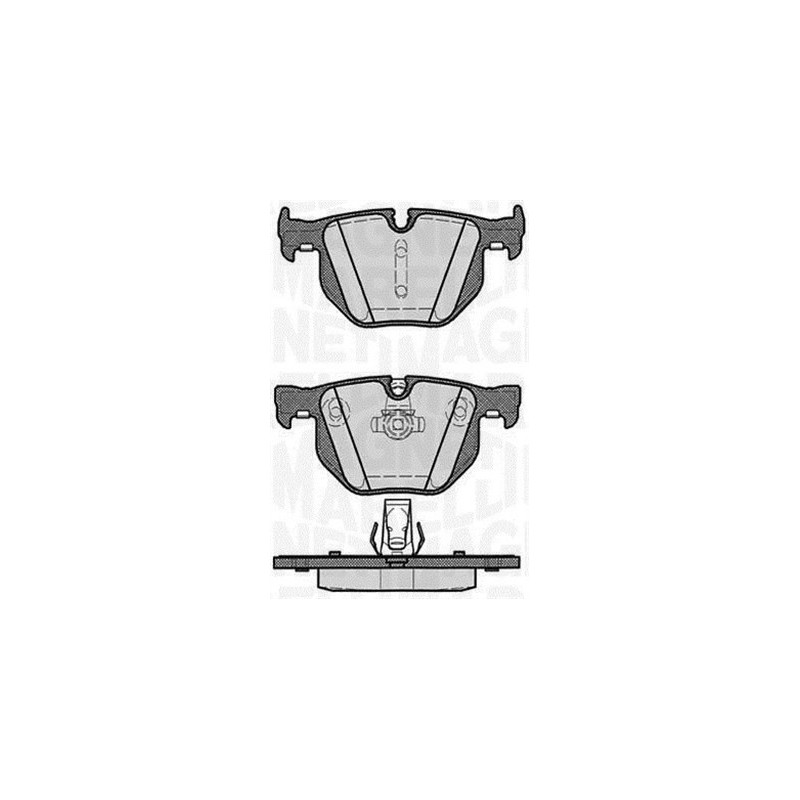 MAGNETI MARELLI 363916060161 Plaquettes de frein Arrière pour