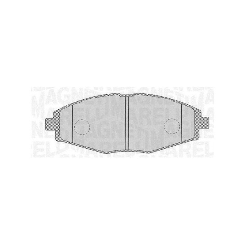 MAGNETI MARELLI 363916060164 Pastiglie freno Anteriore per