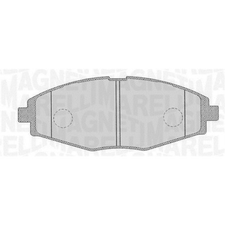 MAGNETI MARELLI 363916060164 Plaquettes de frein Avant pour