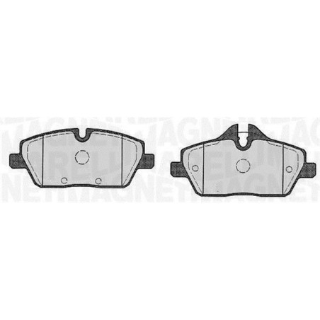 MAGNETI MARELLI 363916060147 Pastillas de freno Delantero para