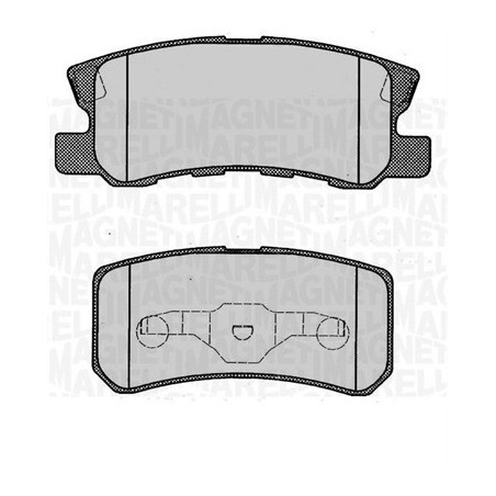 MAGNETI MARELLI 363916060340 Brzdové destičky