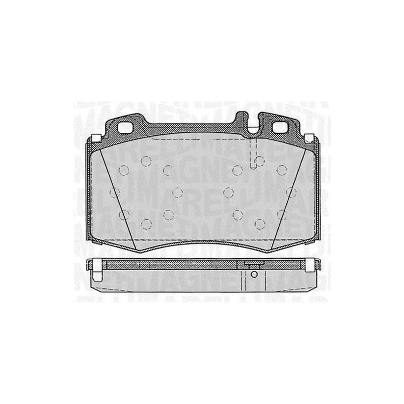 MAGNETI MARELLI 363916060320 Plaquettes de frein Avant pour