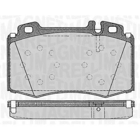 MAGNETI MARELLI 363916060320 Brake Pads Set Front for