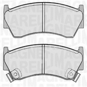 MAGNETI MARELLI 363916060343 Pastillas de freno Delantero para