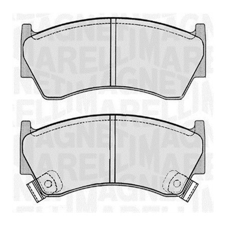 MAGNETI MARELLI 363916060343 Brake Pads Set Front for