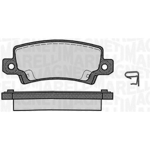 MAGNETI MARELLI 363916060407 Brzdové platničky Zadné pre