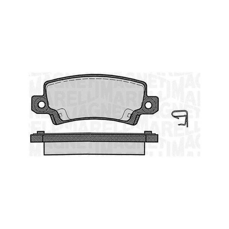 MAGNETI MARELLI 363916060407 Pastiglie freno Posteriore per