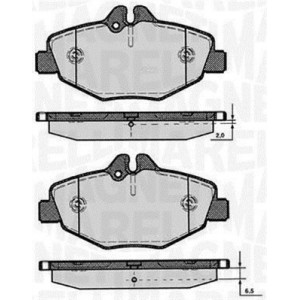 MAGNETI MARELLI 363916060318 Brzdové platničky Predné pre