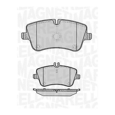 MAGNETI MARELLI 363916060312 Pastillas de freno Delantero para