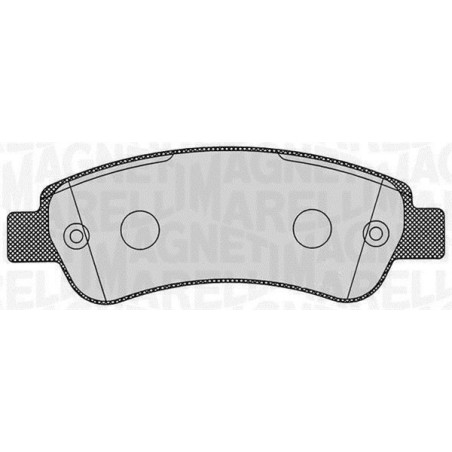 MAGNETI MARELLI 363916060191 Bremsbeläge Hinten für
