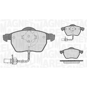 MAGNETI MARELLI 363916060142 Brzdové platničky Predné pre