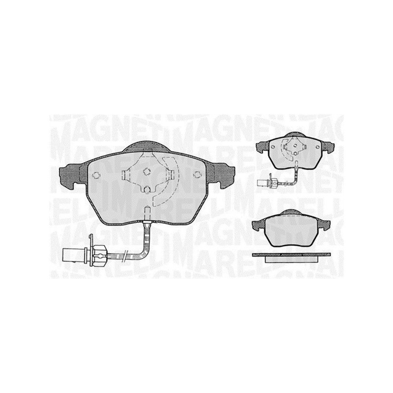 MAGNETI MARELLI 363916060142 Pastiglie freno Anteriore per