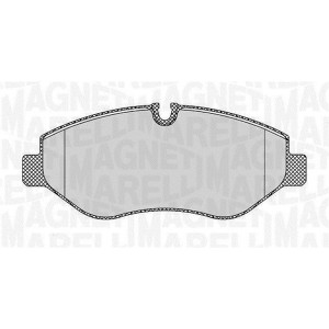 MAGNETI MARELLI 363916060298 Brzdové platničky Predné pre