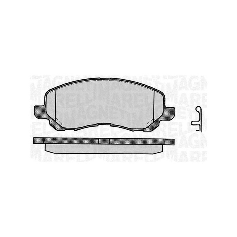 MAGNETI MARELLI 363916060338 Brzdové platničky Predné pre