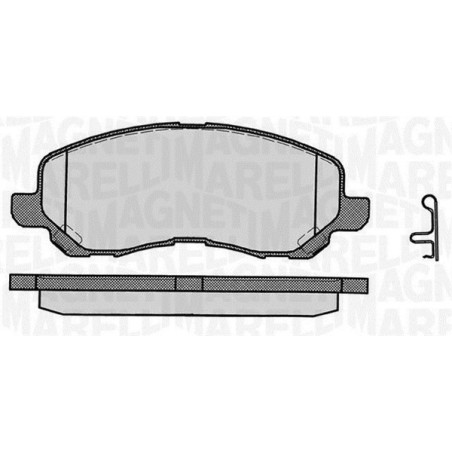 MAGNETI MARELLI 363916060338 Klocki hamulcowe Przód dla