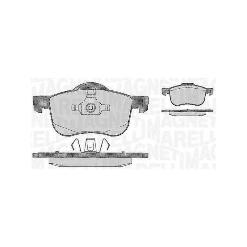 MAGNETI MARELLI 363916060422 Brake Pads Set Front for