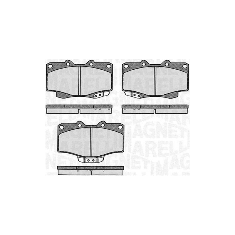 MAGNETI MARELLI 363916060401 Pastiglie freno Anteriore per