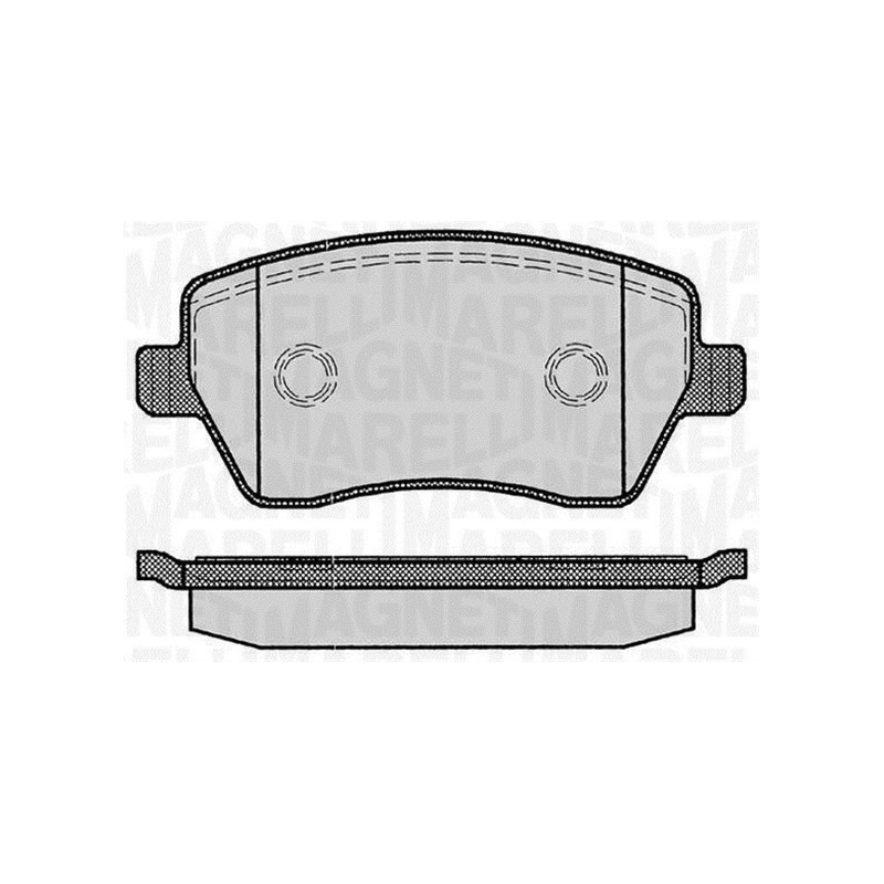 MAGNETI MARELLI 363916060347 Brake Pads Set Front for