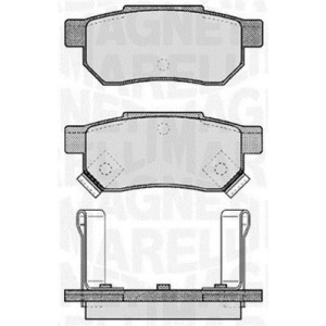 MAGNETI MARELLI 363916060457 Brzdové platničky Zadné pre