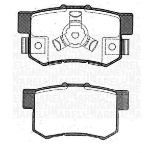MAGNETI MARELLI 363916060463 Pastiglie freno Posteriore per