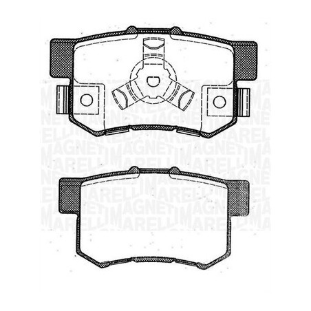 MAGNETI MARELLI 363916060463 Klocki hamulcowe Tył dla