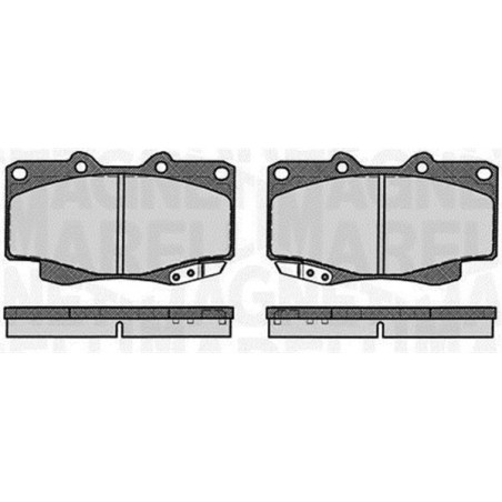 MAGNETI MARELLI 363916060495 Brake Pads Set Front for