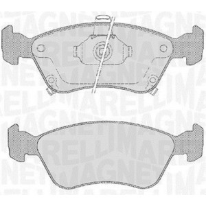 MAGNETI MARELLI 363916060532 Brzdové platničky Predné pre