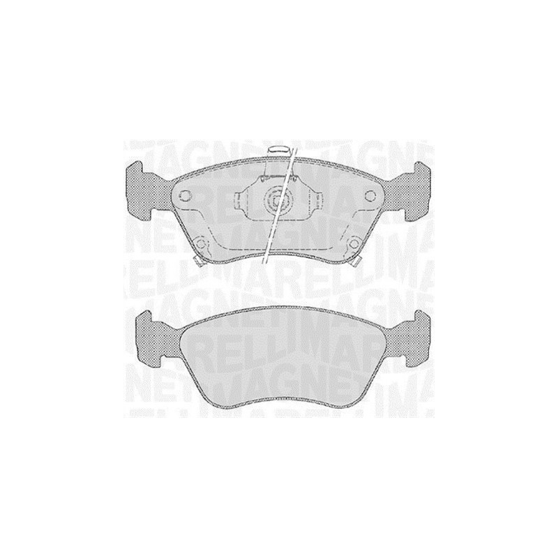MAGNETI MARELLI 363916060532 Brzdové platničky Predné pre