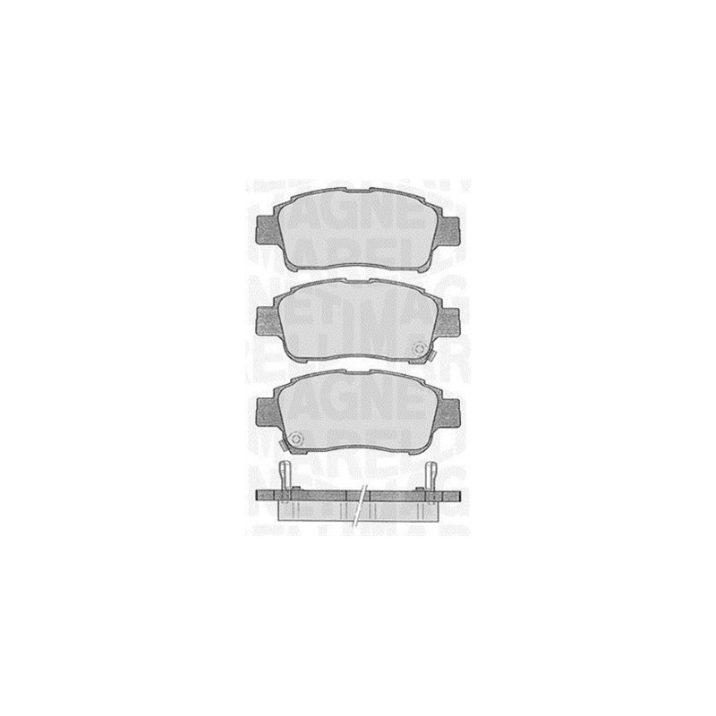 MAGNETI MARELLI 363916060533 Klocki hamulcowe Przód dla