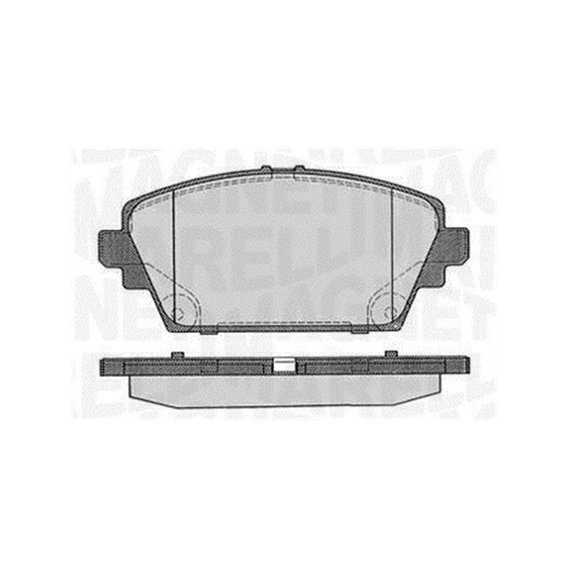 MAGNETI MARELLI 363916060566 Pastiglie freno Anteriore per