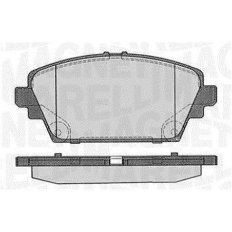 MAGNETI MARELLI 363916060566 Plaquettes de frein Avant pour