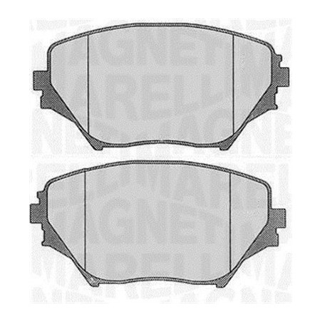 MAGNETI MARELLI 363916060577 Brzdové platničky Predné pre