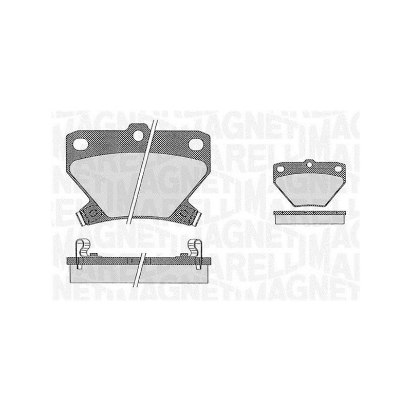 MAGNETI MARELLI 363916060593 Klocki hamulcowe Tył dla