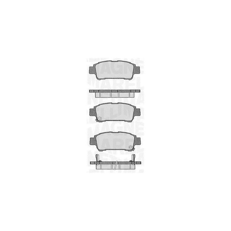 MAGNETI MARELLI 363916060598 Klocki hamulcowe Tył dla