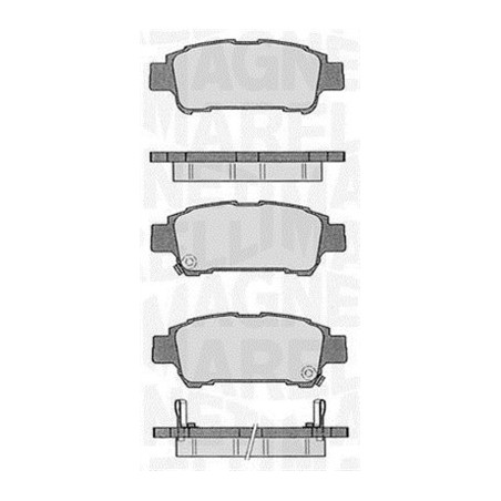 MAGNETI MARELLI 363916060598 Plaquettes de frein Arrière pour