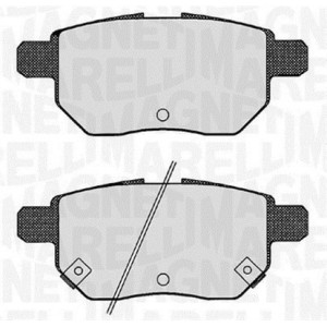 MAGNETI MARELLI 363916060629 Pastillas de freno Trasero para