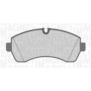 MAGNETI MARELLI 363916060647 Pastiglie freno Anteriore per