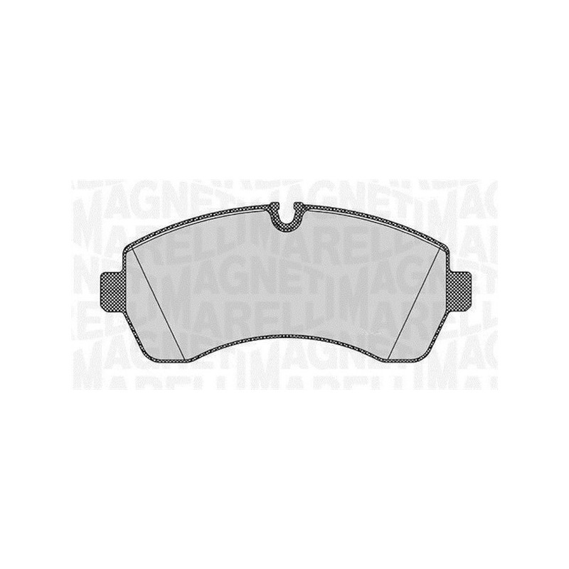 MAGNETI MARELLI 363916060647 Brake Pads Set Front for