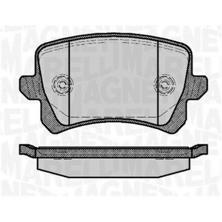 MAGNETI MARELLI 363916060658 Brake Pads Set