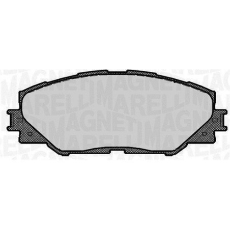 MAGNETI MARELLI 363916060663 Pastillas de freno Delantero para