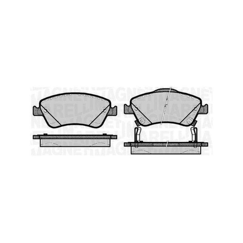 MAGNETI MARELLI 363916060664 Brake Pads Set Front for