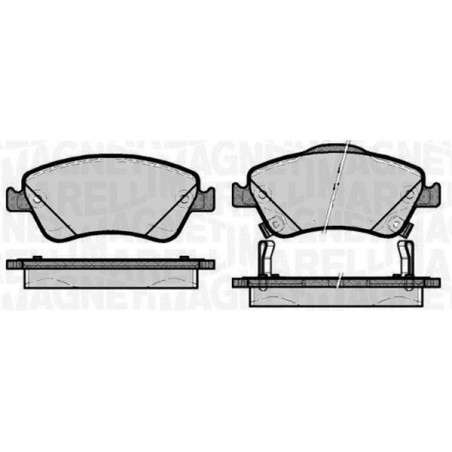 MAGNETI MARELLI 363916060664 Bremsbeläge Vorne für
