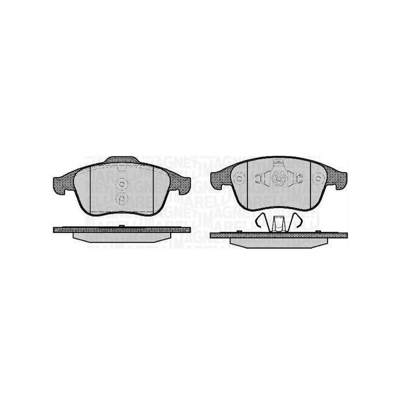MAGNETI MARELLI 363916060672 Plaquettes de frein Avant pour