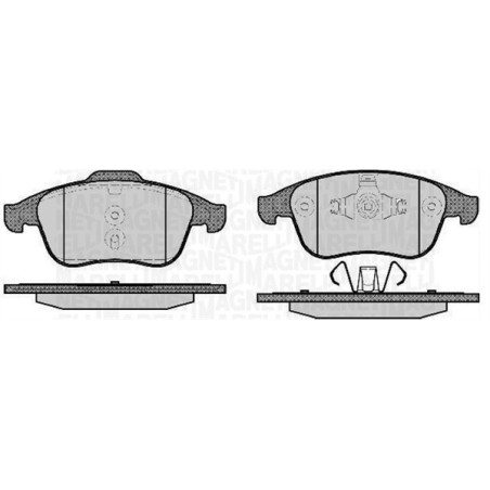 MAGNETI MARELLI 363916060672 Bremsbeläge Vorne für