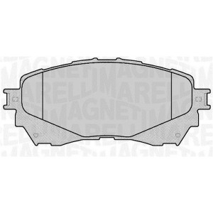 MAGNETI MARELLI 363916060677 Pastillas de freno Delantero para