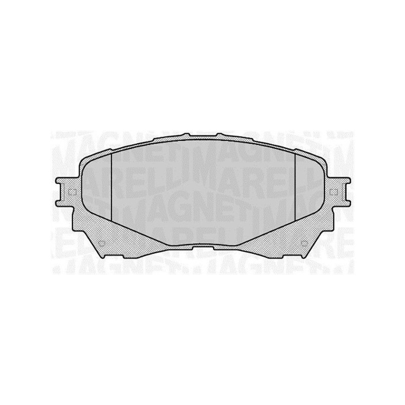 MAGNETI MARELLI 363916060677 Pastillas de freno Delantero para