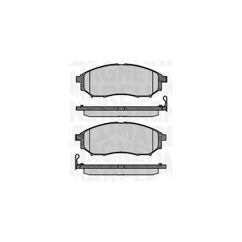 MAGNETI MARELLI 363916060683 Bremsbeläge Vorne für