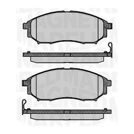 MAGNETI MARELLI 363916060683 Brzdové platničky Predné pre